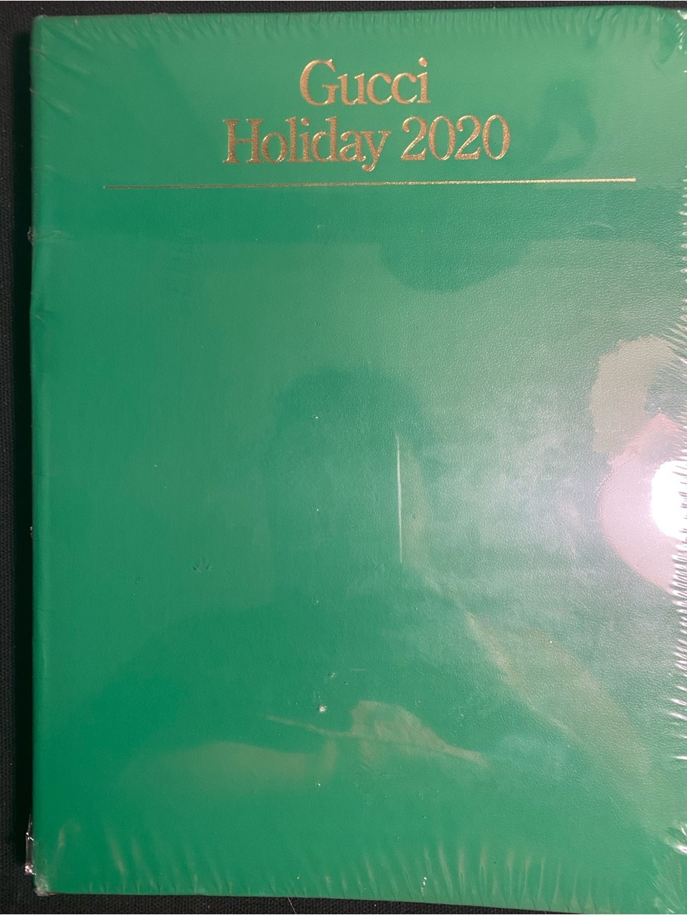 Gucci collectibleGreen Holiday 2020 Book with Gold Lettering
